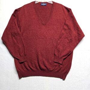 Malagrida Wool Blend Long Sleeve V-neck Sweater Sz 7